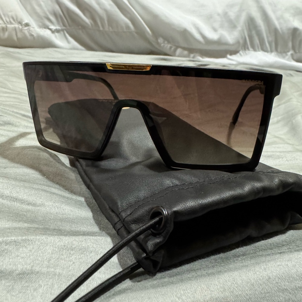 Carrera Black and Gold Men's Sunglasses